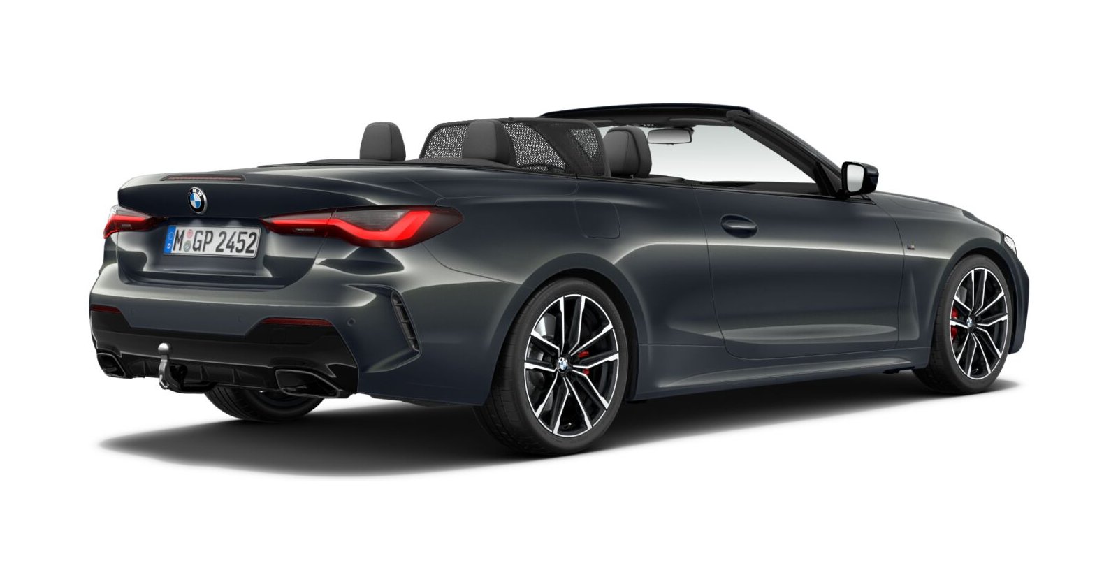 BMW BMW 4er in Grau von hinten