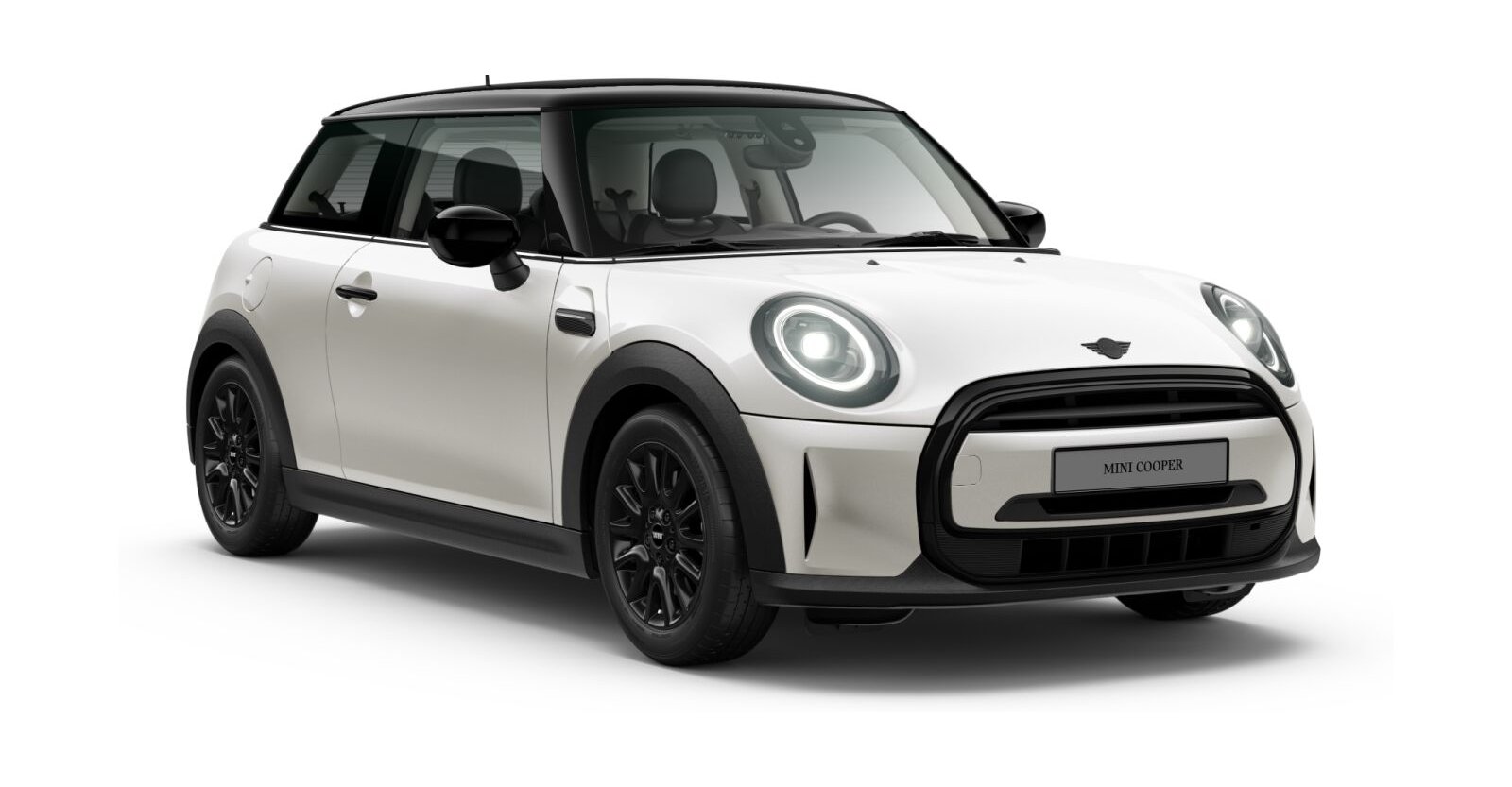 MINI Cooper 3-T&uuml;rer in Wei&szlig; von vorne