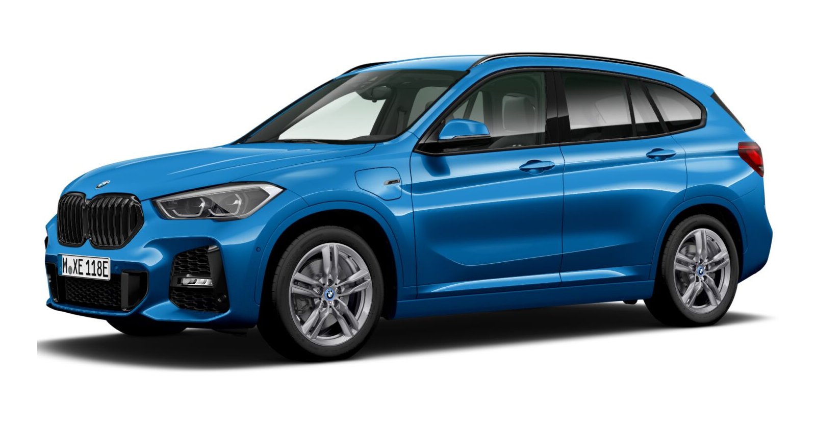 BMW BMW X in Blau von vorne BMW BMW X in Blau von vorne