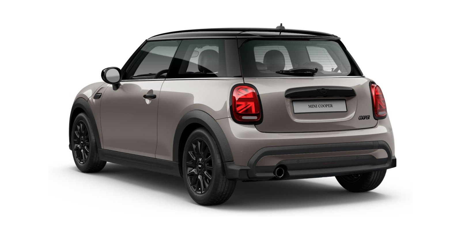 MINI MINI 3-Türer in Grau von hinten MINI MINI 3-Türer in Grau von hinten