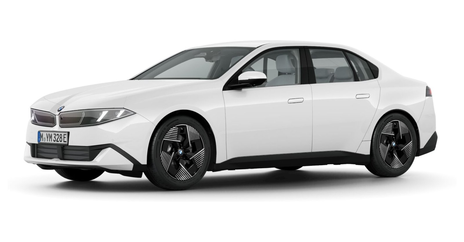 BMW i3 40 xDrive Limousine in Wei&szlig; von vorne