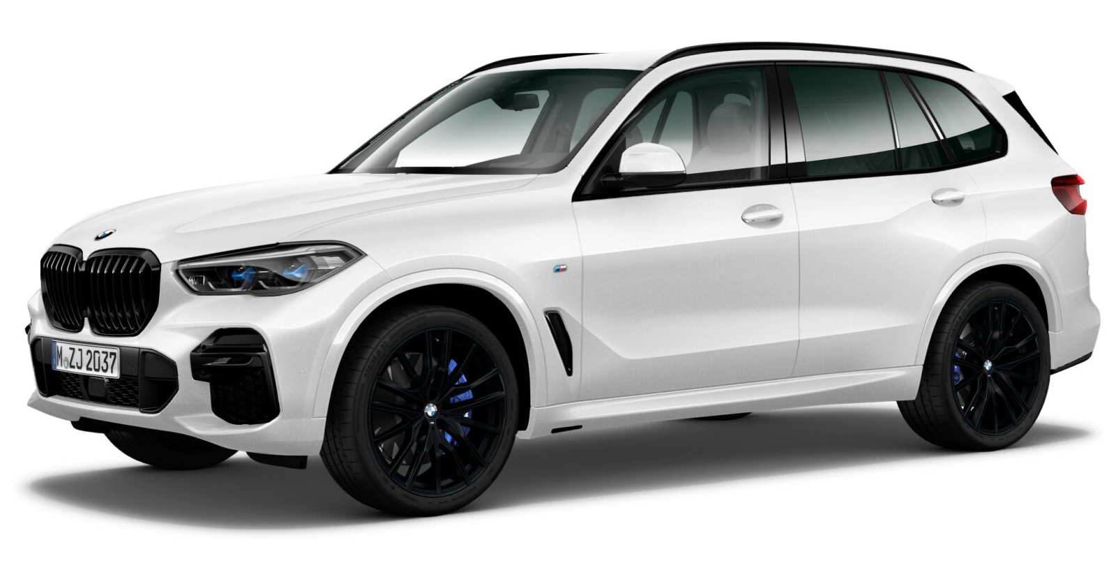 BMW X5 xDriveM50i in Weiß von vorne BMW X5 xDriveM50i in Weiß von vorne