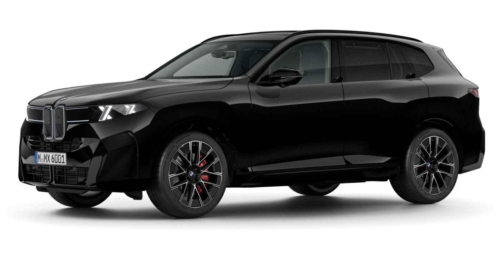 BMW X5 40d xDrive in Schwarz von vorne