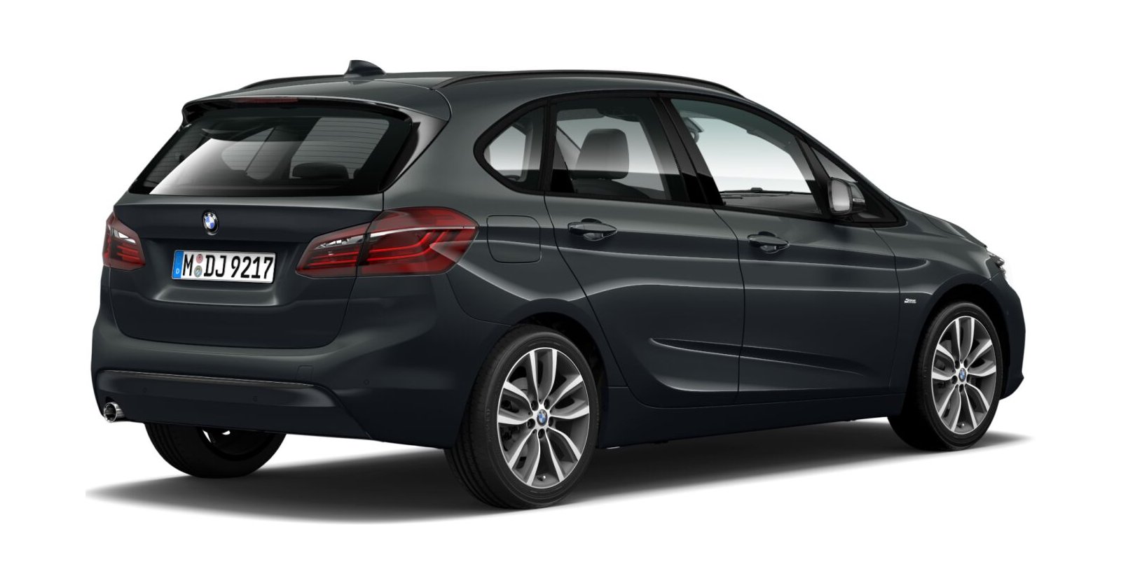 BMW BMW 2er in Grau von hinten BMW BMW 2er in Grau von hinten
