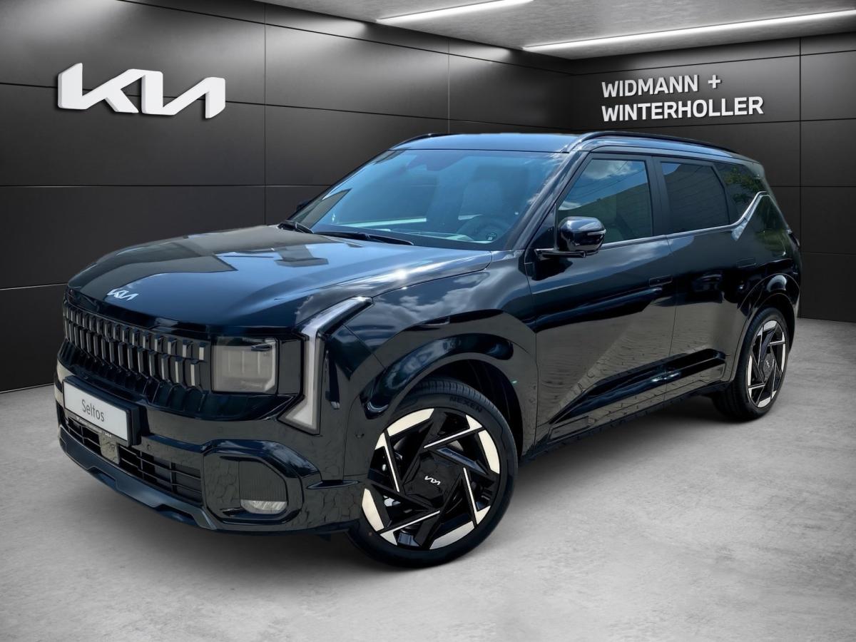 KIA Seltos 1.6T 180 AWD DCT GT-Line Klima ACC HUD H/K in Schwarz von vorne KIA Seltos 1.6T 180 AWD DCT GT-Line Klima ACC HUD H/K in Schwarz von vorne