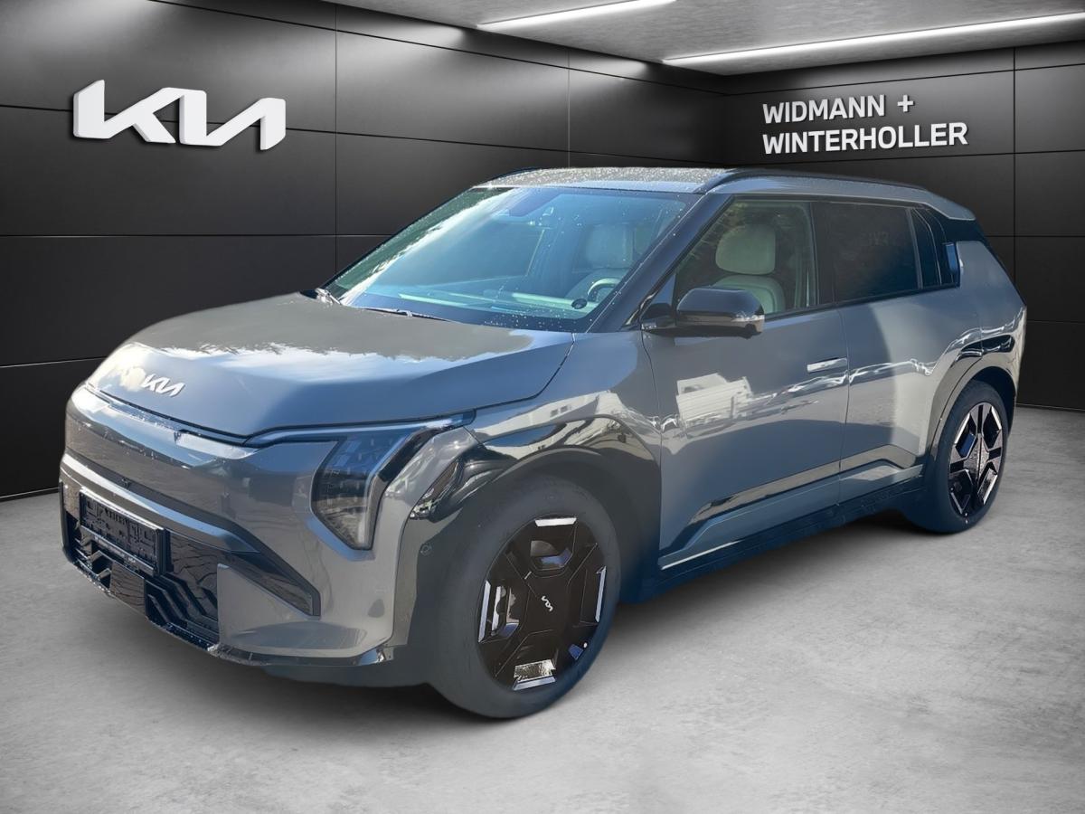 KIA EV3 in Grau von vorne KIA EV3 in Grau von vorne
