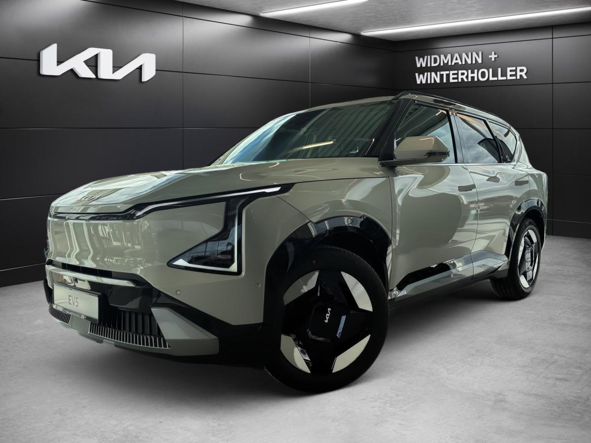 KIA EV5 2WD Earth DRIVE Kam. Sound LED ACC Keyless 19 in Silber von vorne KIA EV5 2WD Earth DRIVE Kam. Sound LED ACC Keyless 19 in Silber von vorne