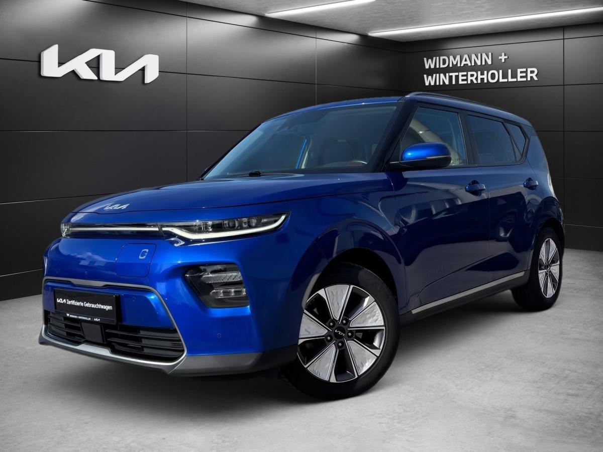 KIA Soul in Blau von vorne KIA Soul in Blau von vorne