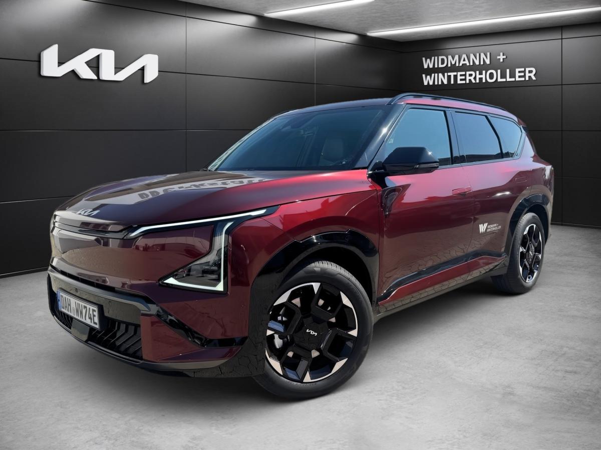 KIA EV5 2WD GTL DRIVE Bel.Sitz DynLicht Kam. KlimaA in Rot von vorne KIA EV5 2WD GTL DRIVE Bel.Sitz DynLicht Kam. KlimaA in Rot von vorne