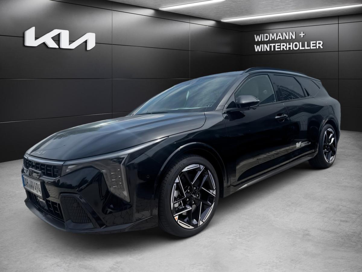 KIA K4 SW 1.6T 180 DCT GTL DWP+ SZ SD 18 2xKlima ACC H in Schwarz von vorne KIA K4 SW 1.6T 180 DCT GTL DWP+ SZ SD 18 2xKlima ACC H in Schwarz von vorne