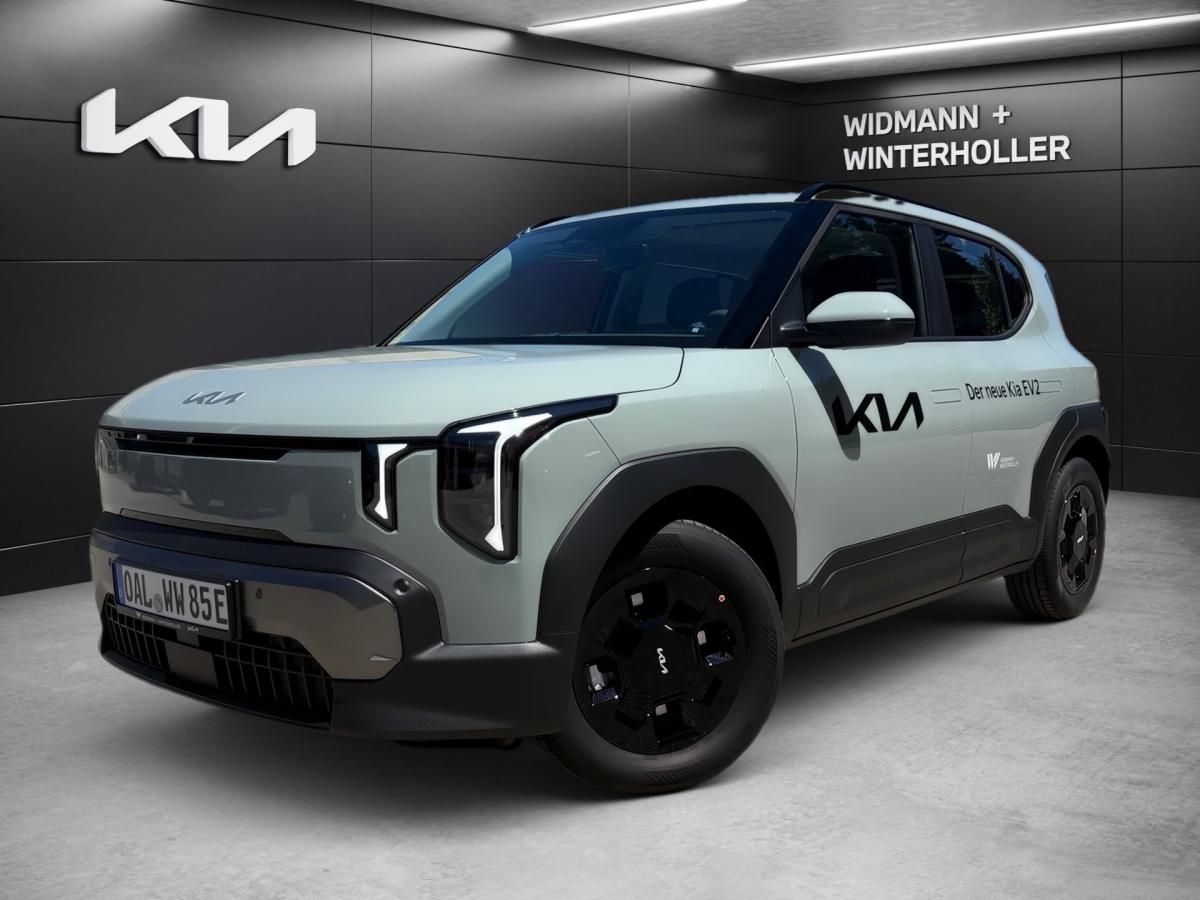 KIA EV2 42.2 5S AIR WIN WP ACC Kam. LED Klimaa BCA ICC in Grau von vorne