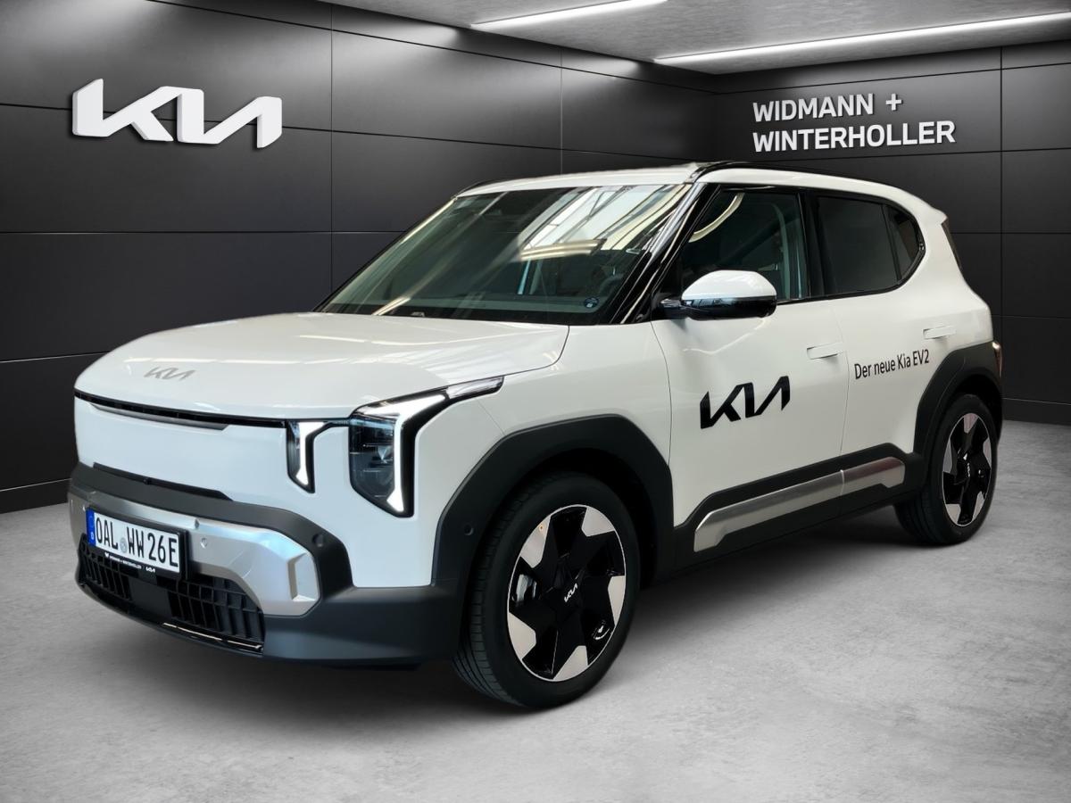 KIA EV2 42.2 4S Earth 360&deg; Kam 22AC TEC DWP H/K in Wei&szlig; von vorne