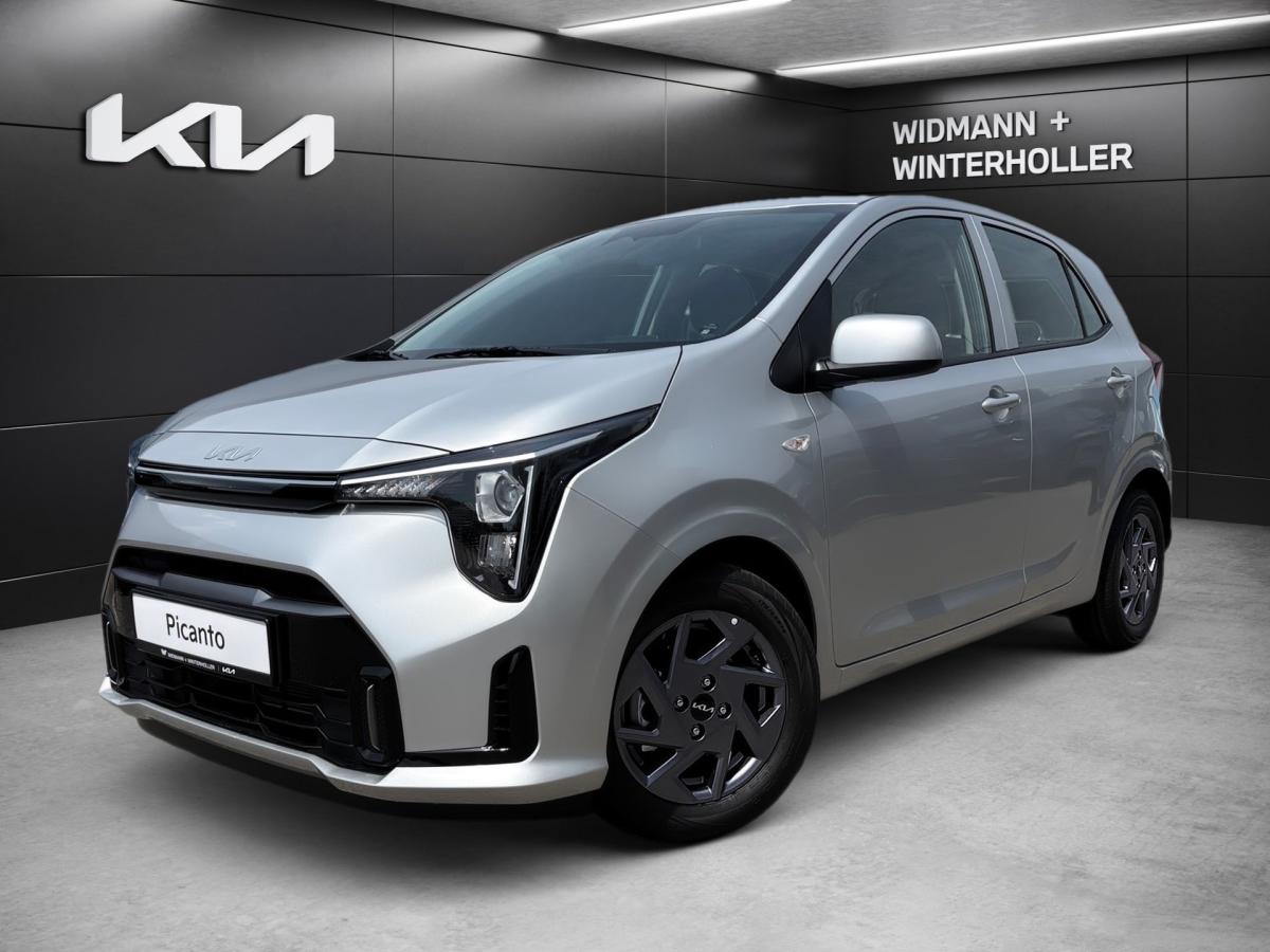 KIA Picanto PE2 1.0 GDI MT Vision Kam. Navi SHZ LFA in Silber von vorne