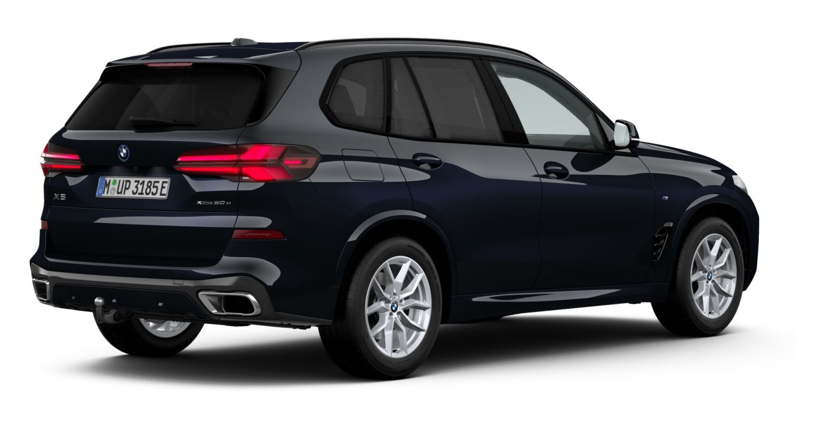 BMW BMW X in Schwarz von hinten