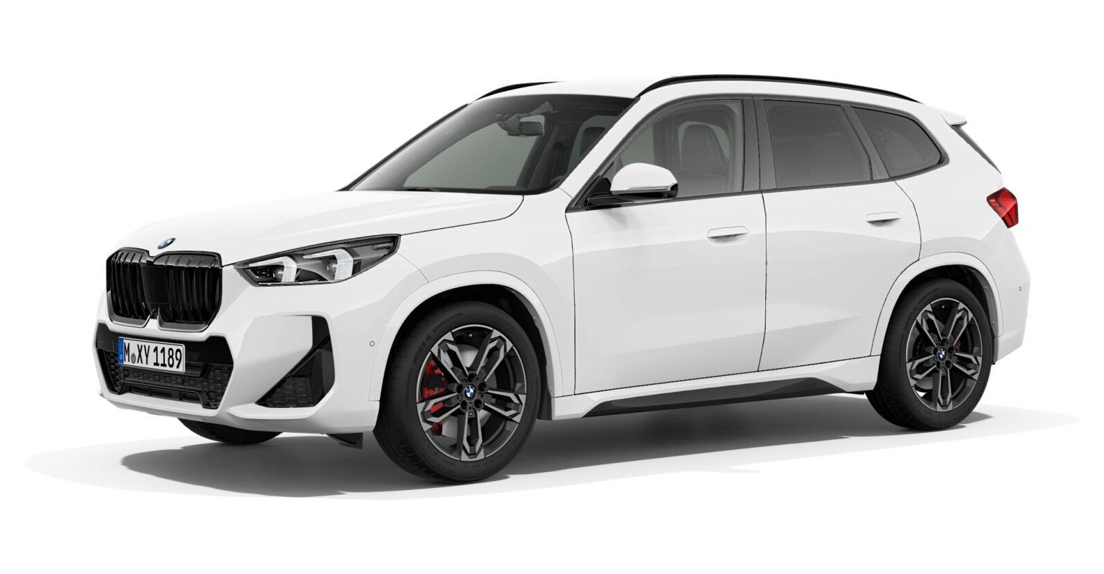 BMW X1 xDrive23i in Weiß von vorne