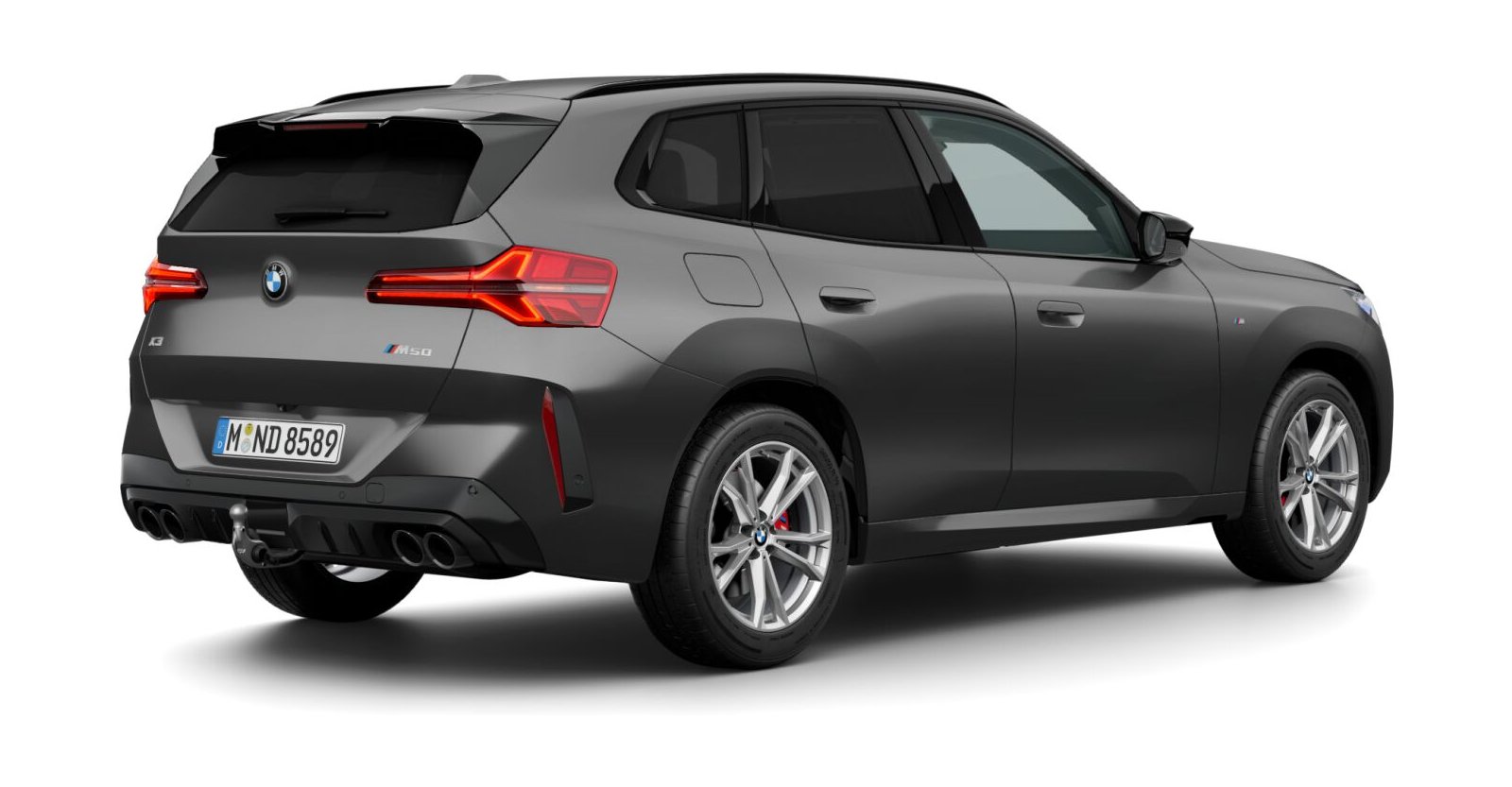 BMW BMW X in Grau von hinten