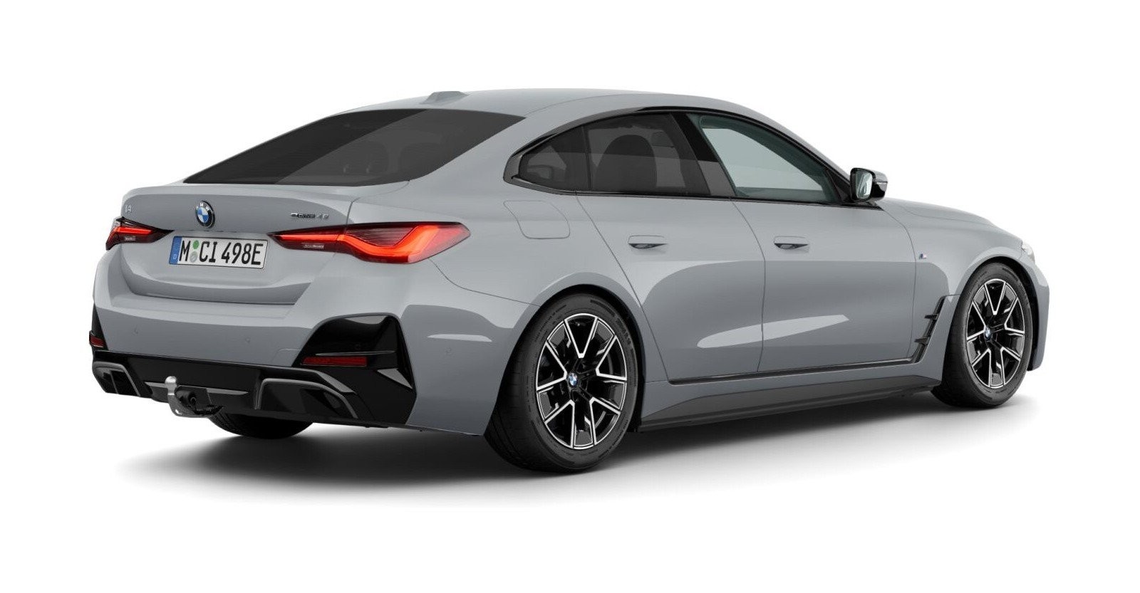 BMW BMW I in Grau von hinten BMW BMW I in Grau von hinten