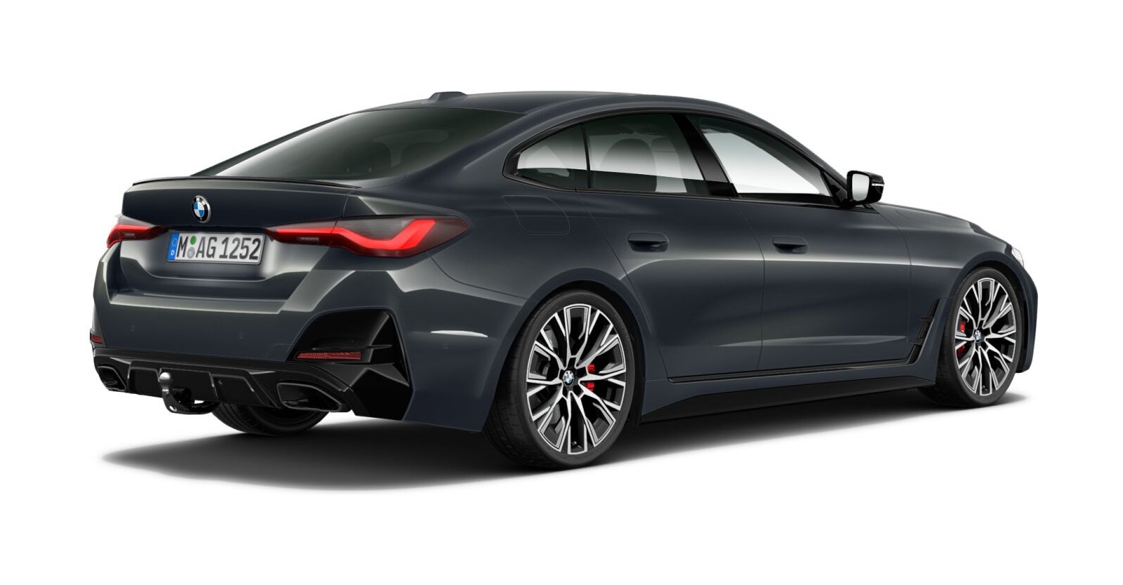 BMW BMW 4er in Grau von hinten