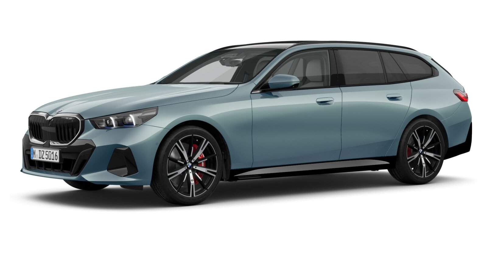 BMW BMW 5er in Grün von vorne