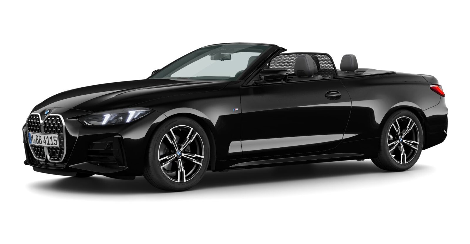 BMW BMW 4er in Schwarz von vorne