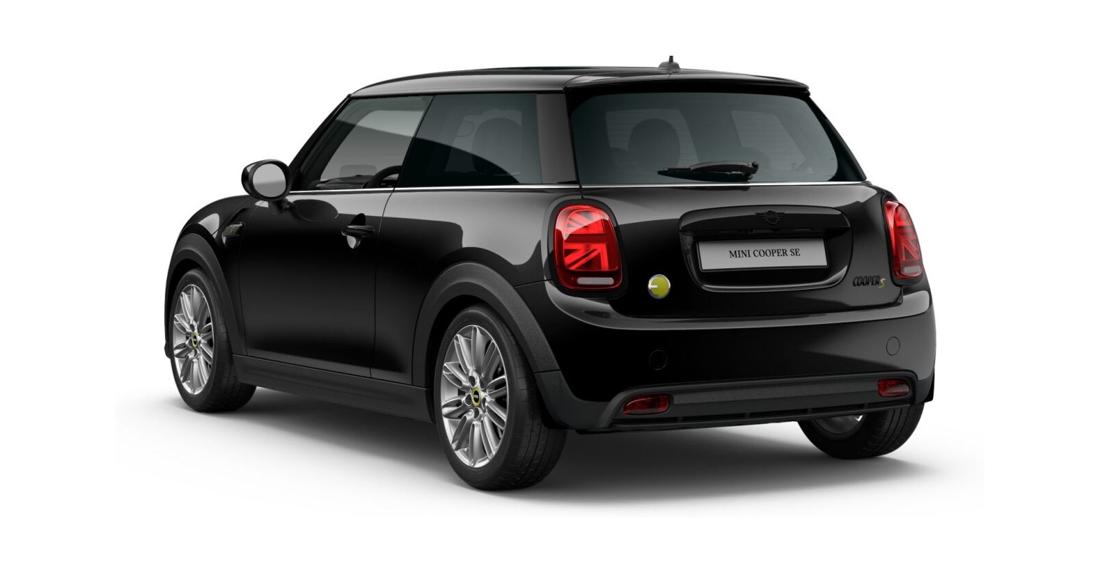 MINI MINI 3-Türer in Schwarz von hinten