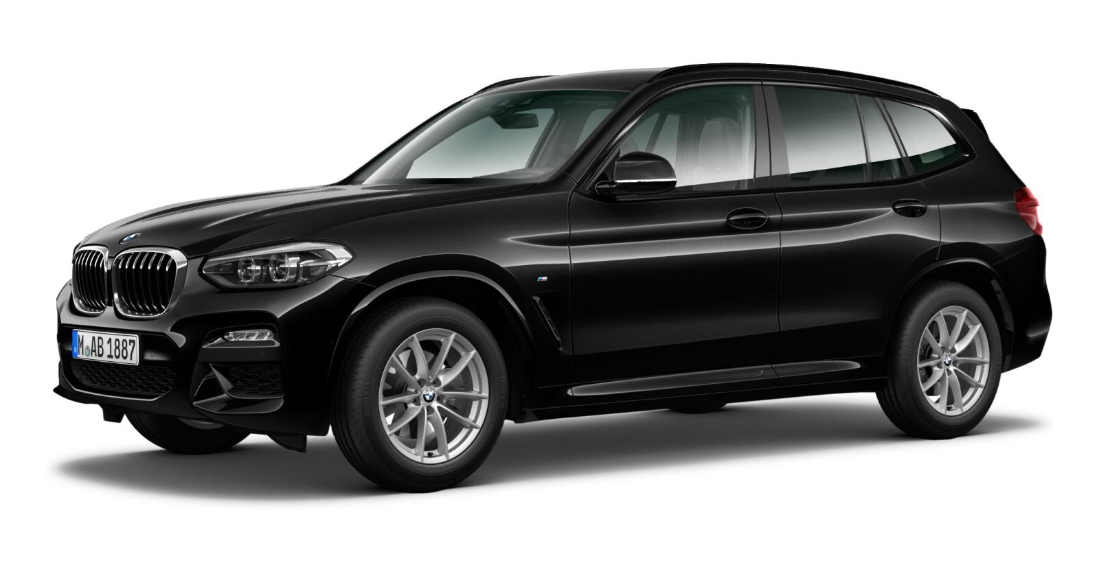 BMW BMW X in Schwarz von vorne
