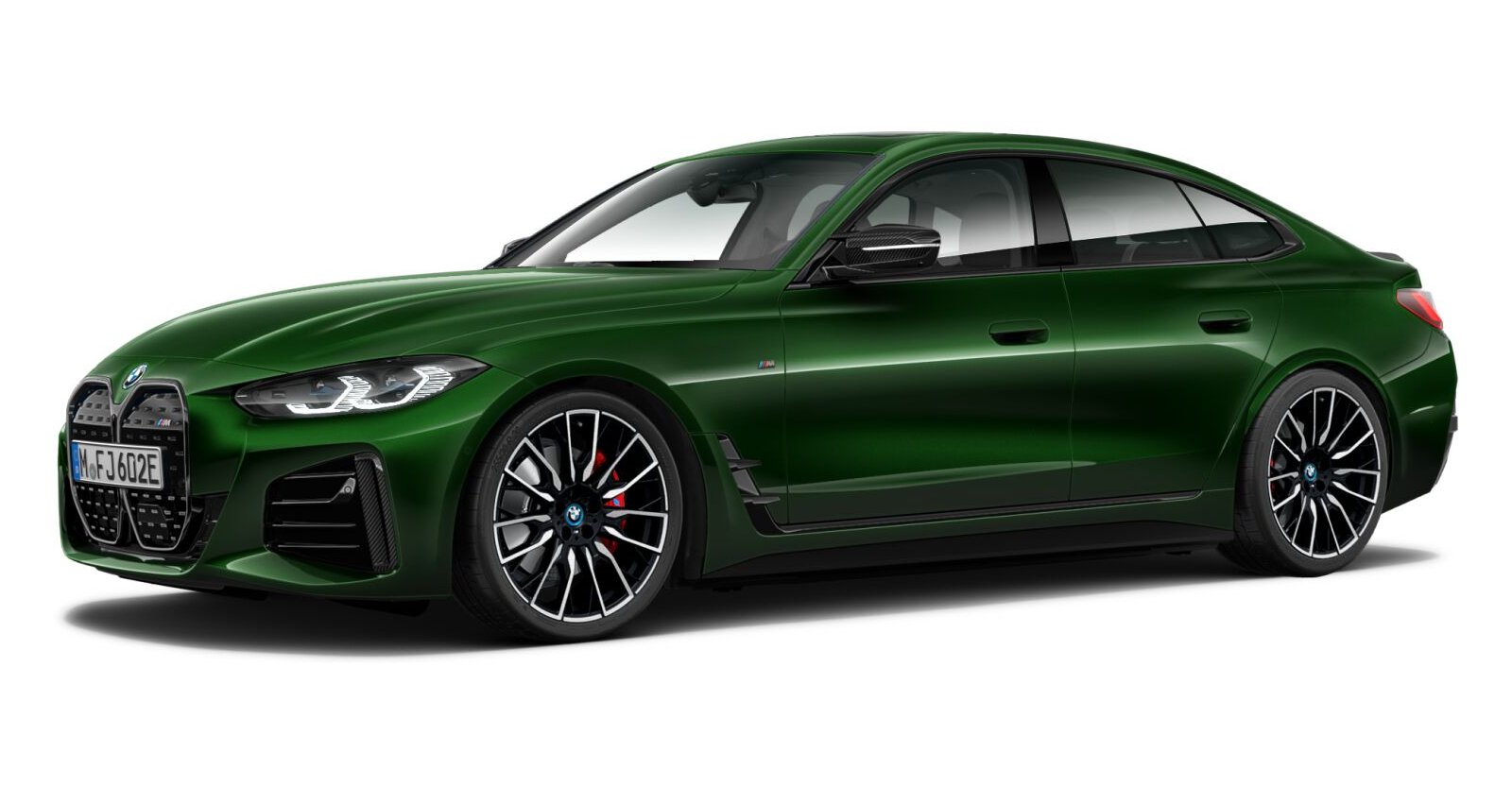 BMW BMW I in Grün von vorne