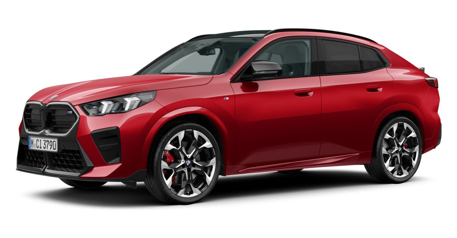 BMW X2 M35i xDrive in Rot von vorne