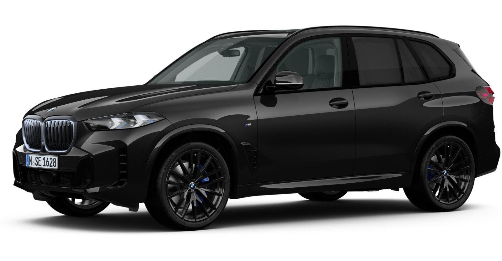 BMW X5 xDrive40i in Schwarz von vorne BMW X5 xDrive40i in Schwarz von vorne