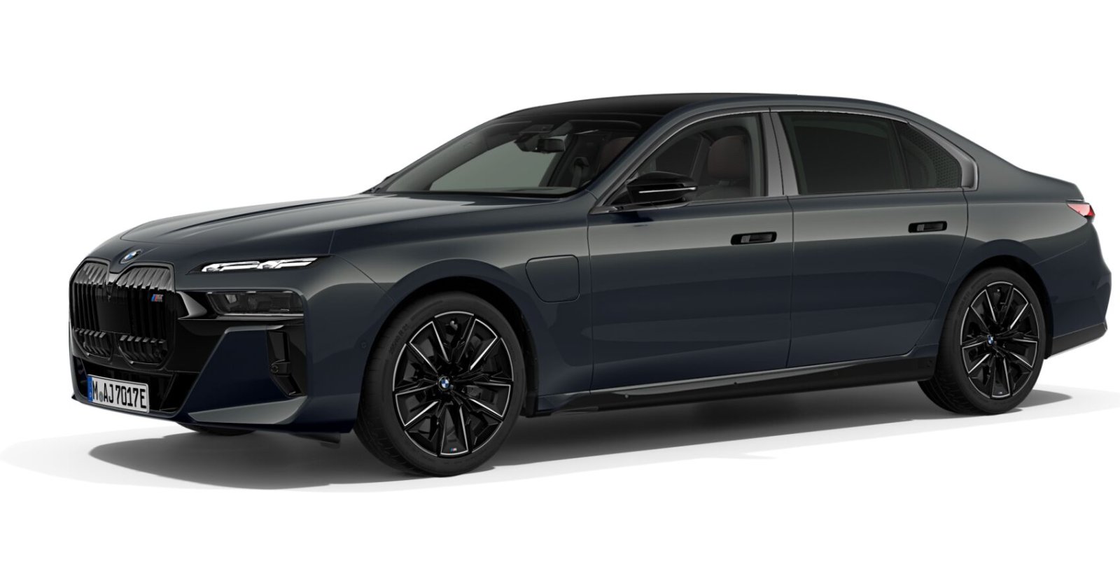 BMW BMW 7er in Grau von vorne BMW BMW 7er in Grau von vorne