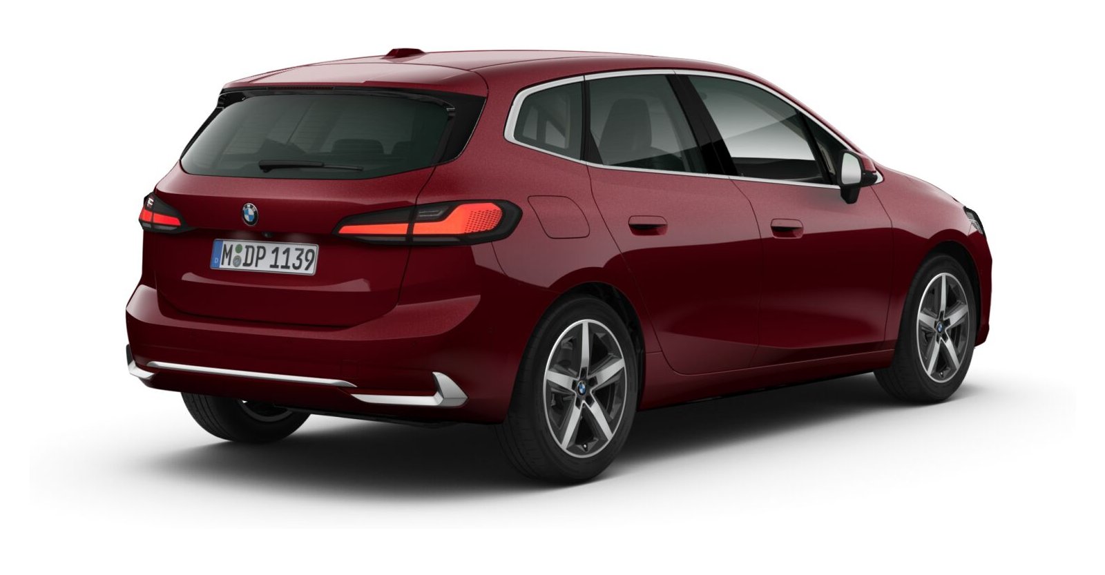 BMW BMW 2er in Rot von hinten