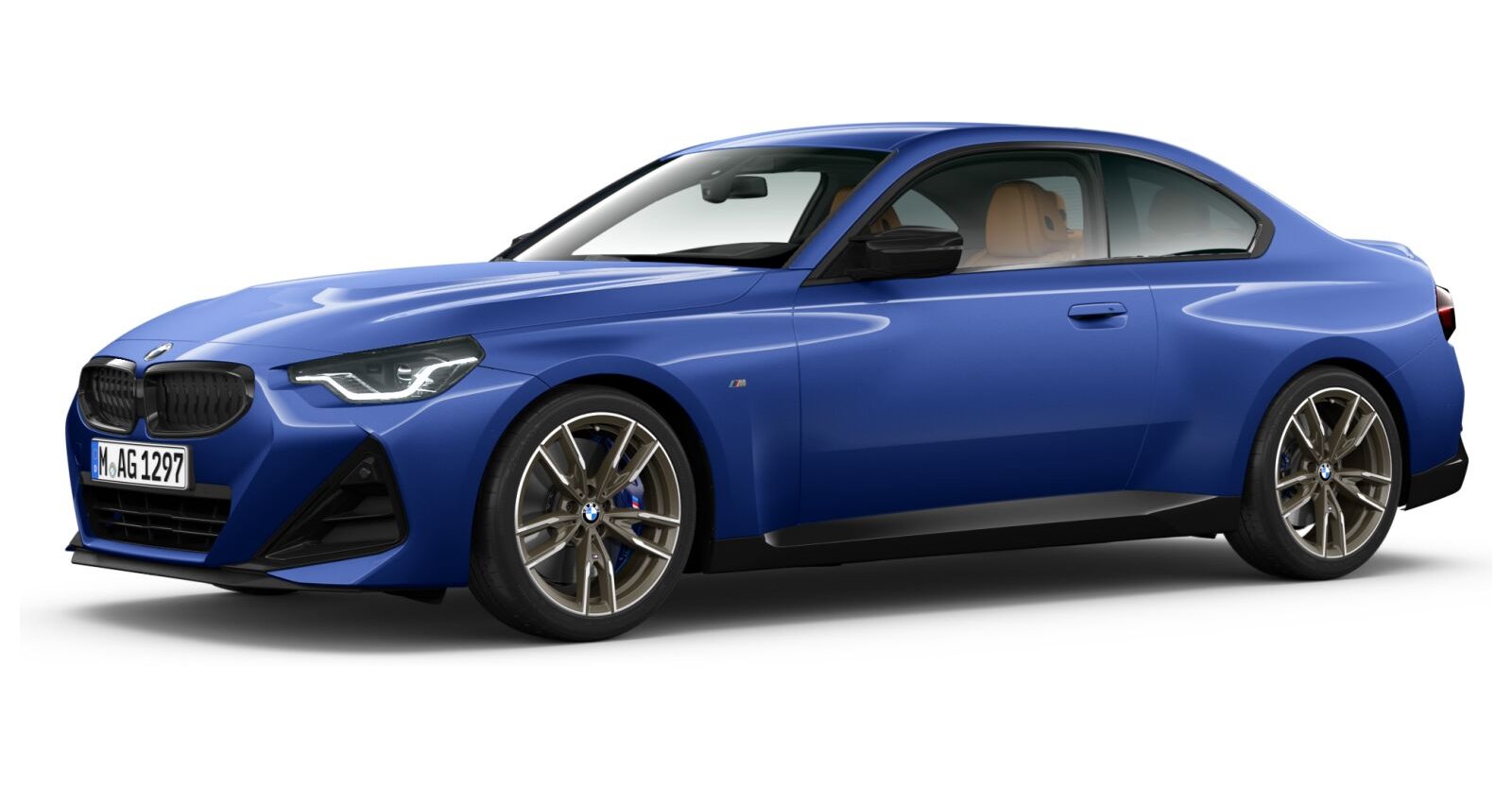 BMW BMW 2er in Blau von vorne