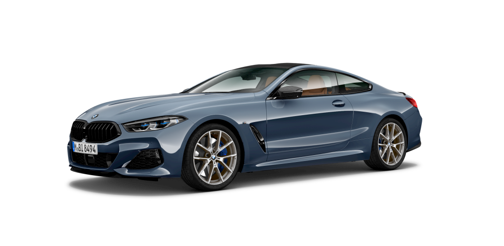 BMW BMW 8er in Blau von vorne BMW BMW 8er in Blau von vorne