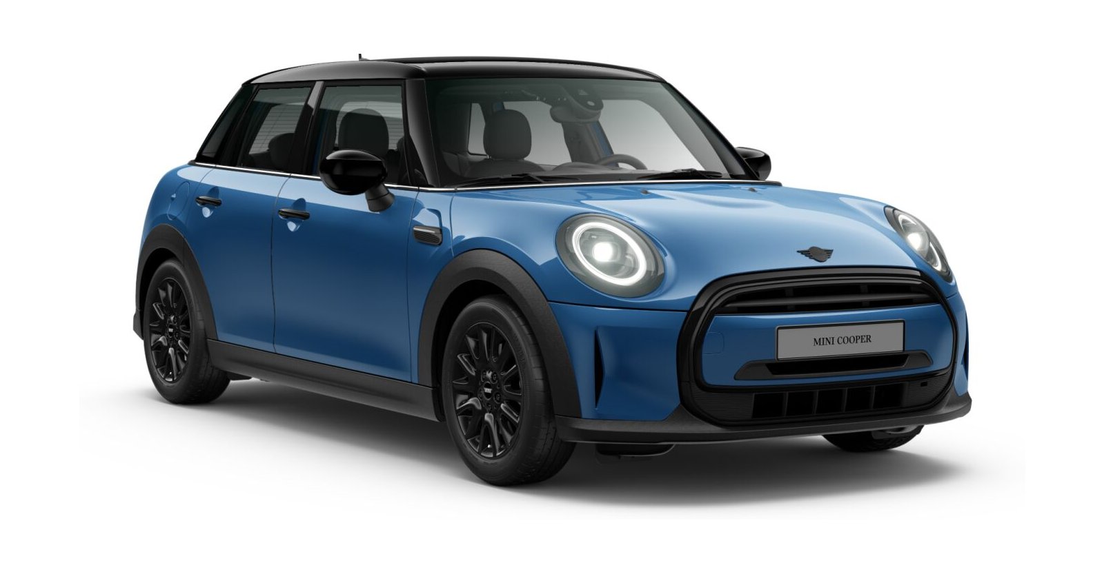 MINI MINI 5-Türer in Blau von vorne