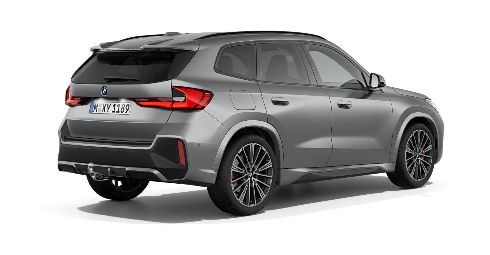 BMW BMW X in Grau von hinten BMW BMW X in Grau von hinten