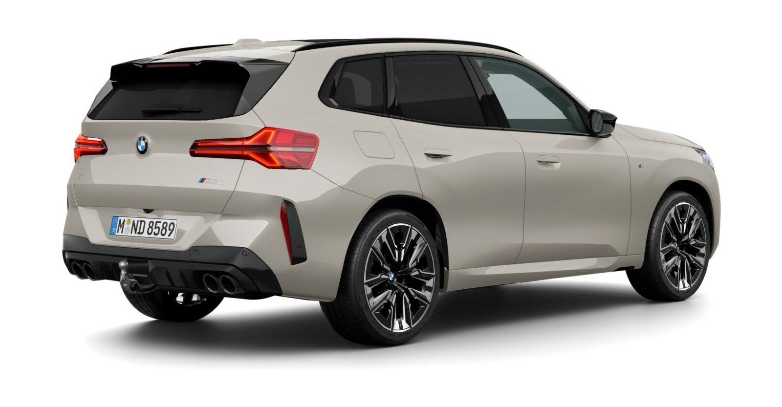 BMW BMW X in Grau von hinten