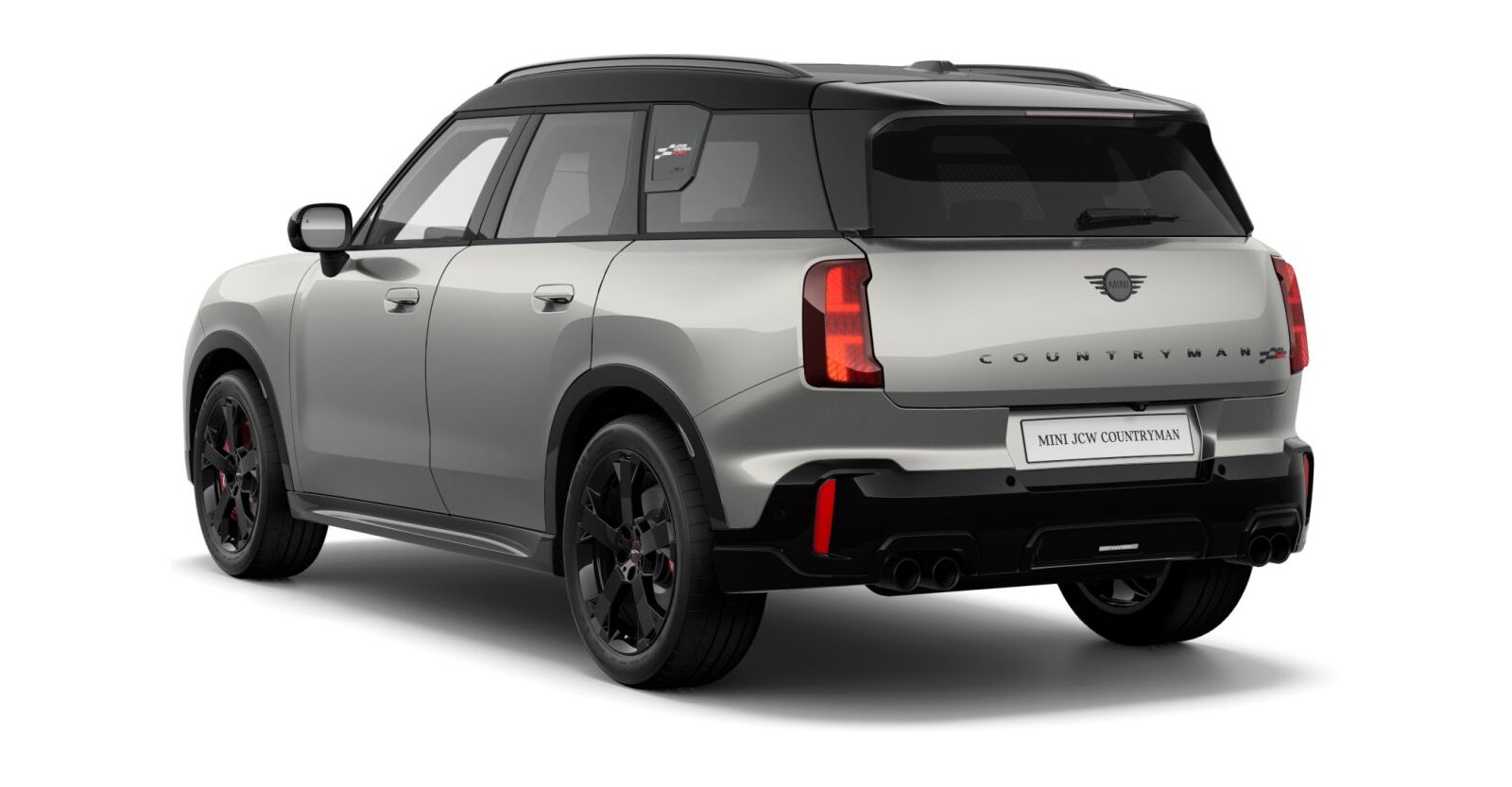 MINI MINI Countryman in Silber von hinten
