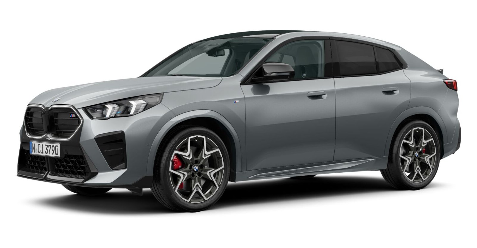 BMW X2 M35i xDrive in Grau von vorne BMW X2 M35i xDrive in Grau von vorne