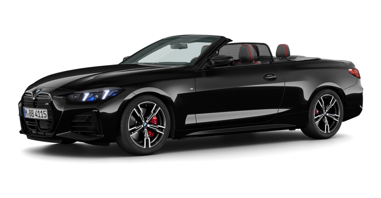 BMW BMW 4er in Schwarz von vorne