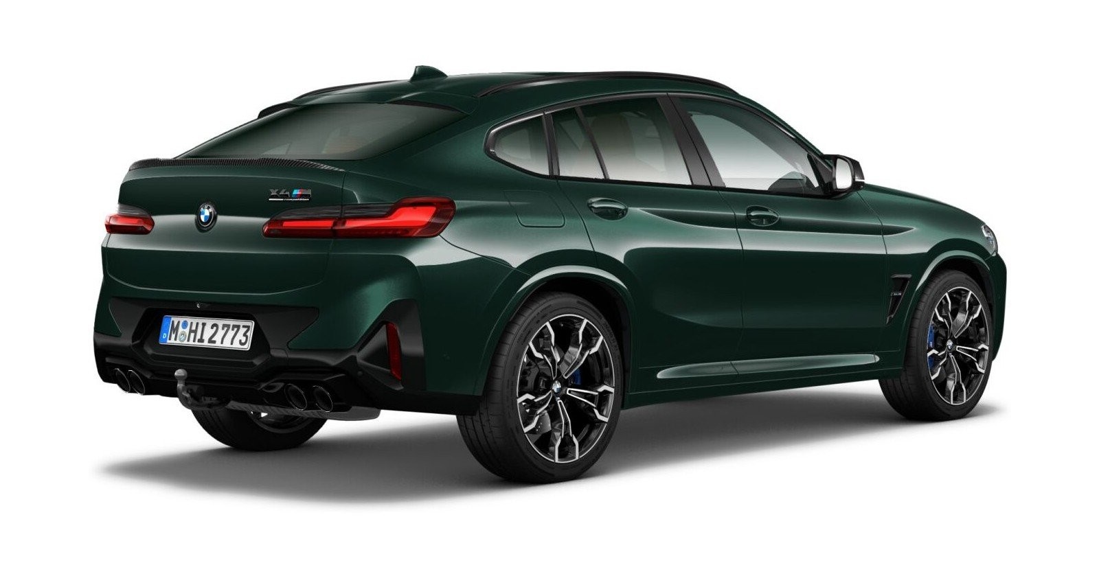 BMW BMW M in Grün von hinten