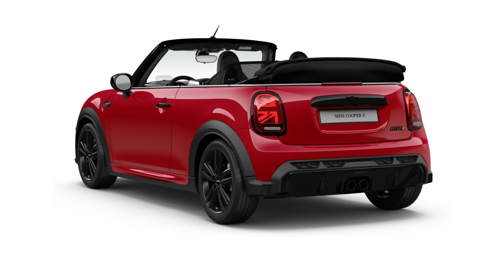 MINI MINI Cabrio in Rot von hinten