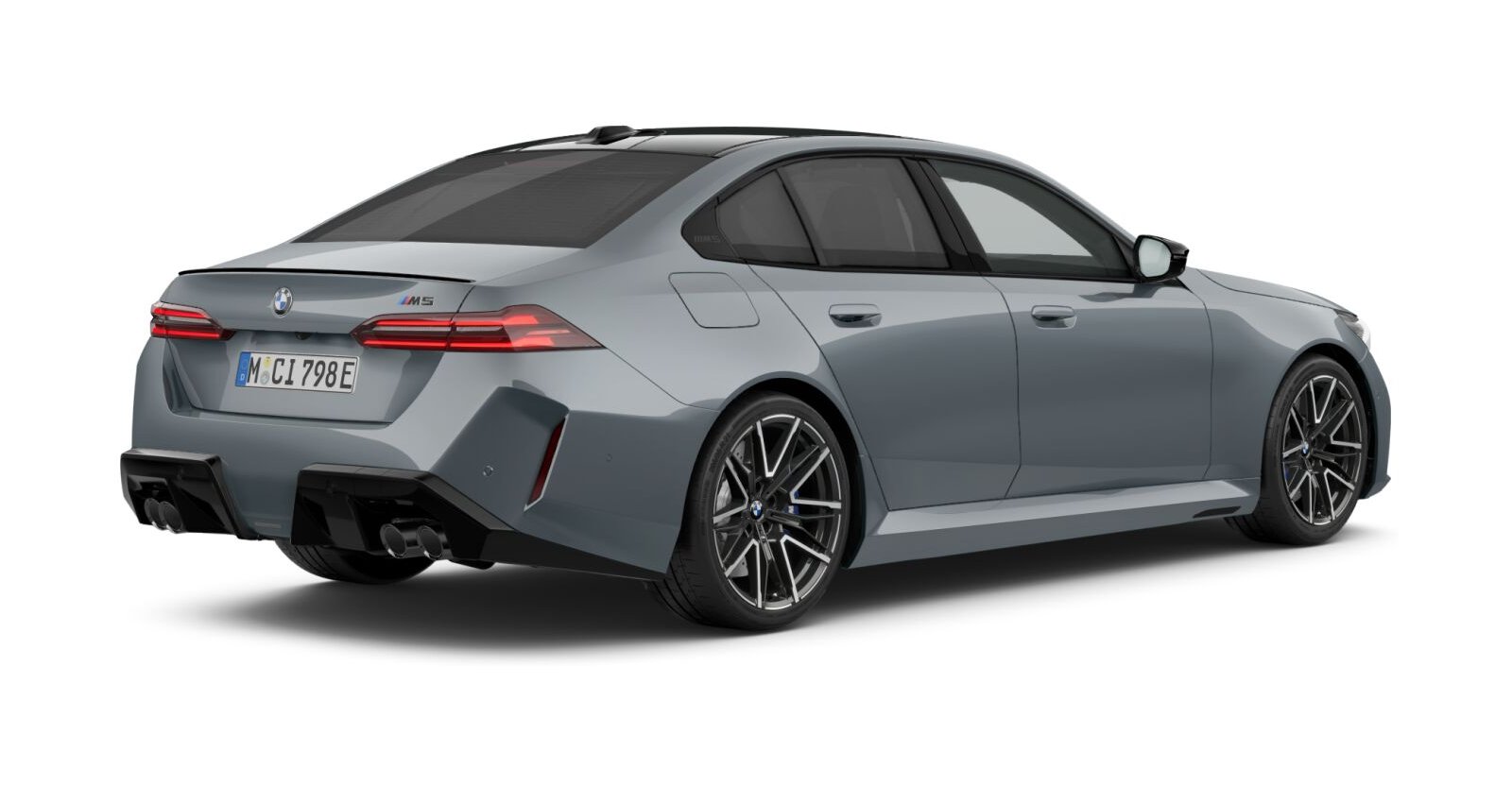 BMW BMW M in Grau von hinten