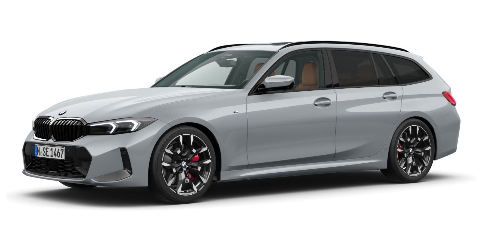 BMW BMW 3er in Grau von vorne BMW BMW 3er in Grau von vorne