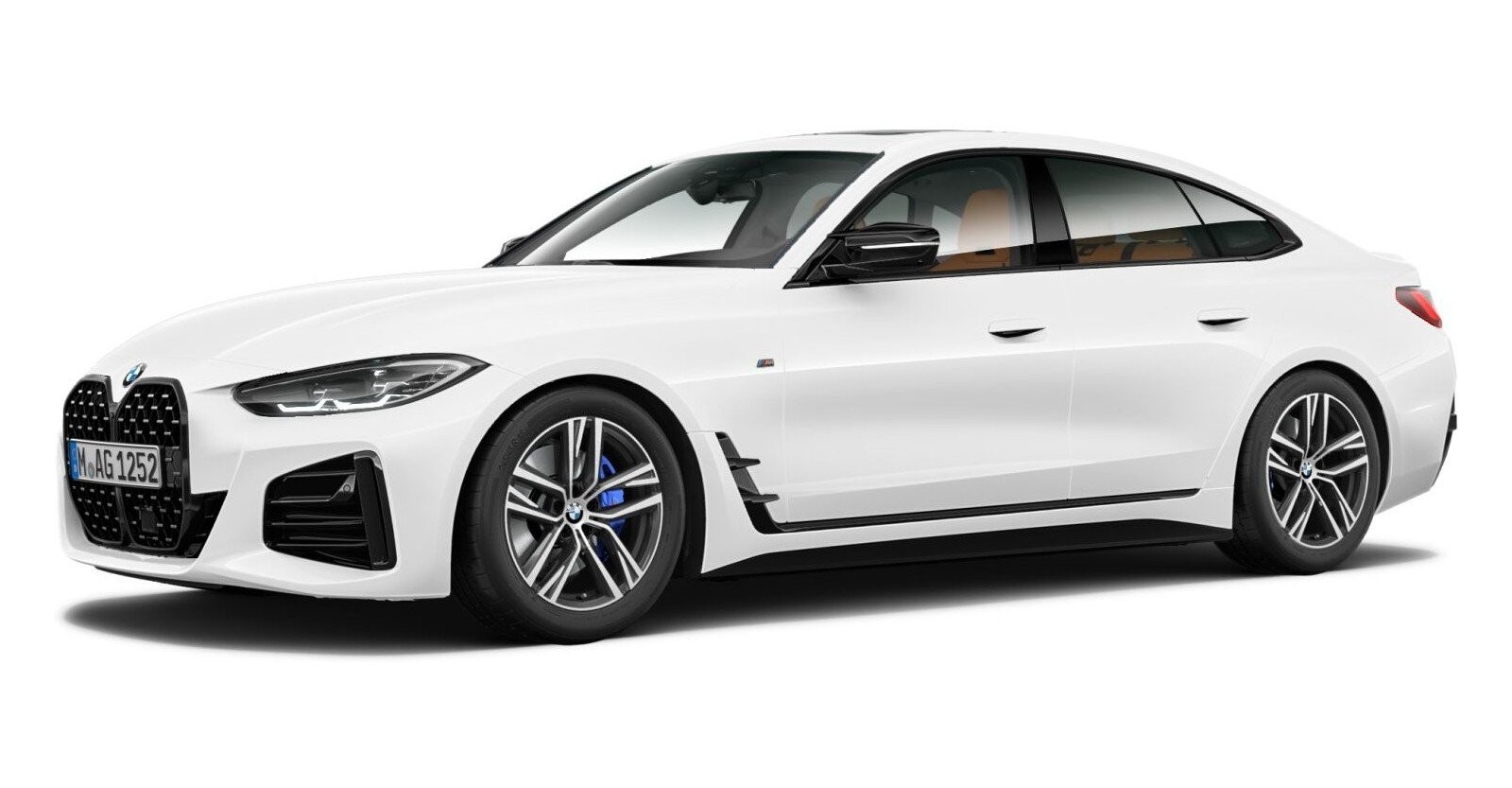 BMW BMW 4er in Weiß von vorne BMW BMW 4er in Weiß von vorne