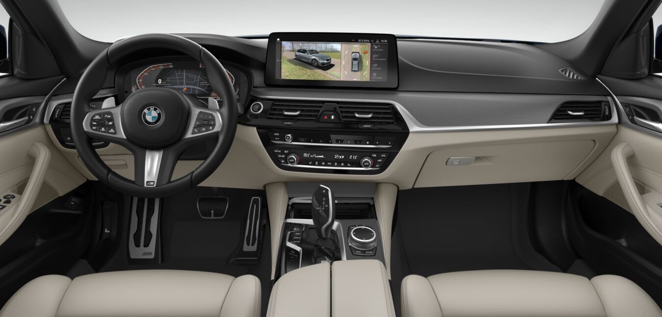 BMW BMW 5er im Innenraum von vorne BMW BMW 5er im Innenraum von vorne