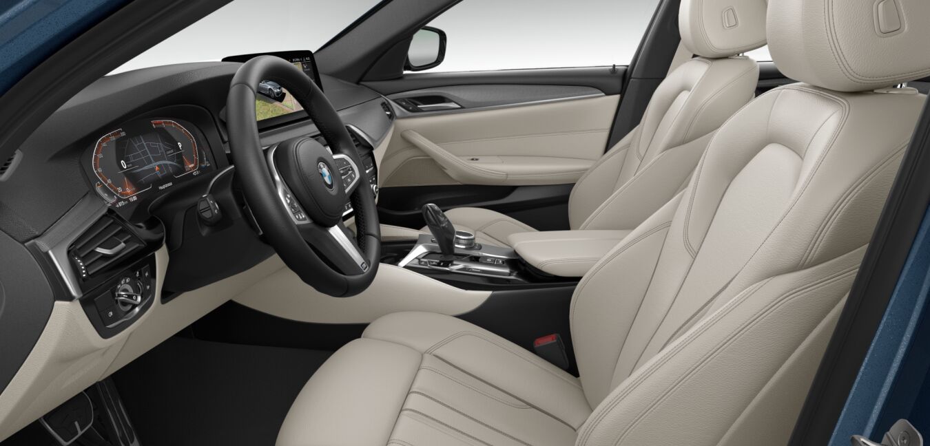 BMW BMW 5er im Innenraum seitlich BMW BMW 5er im Innenraum seitlich