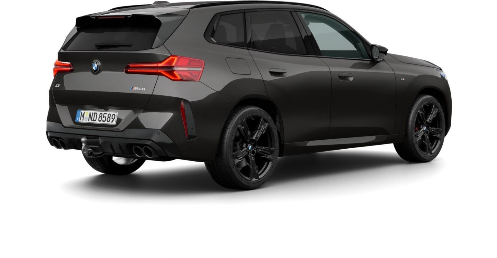 BMW BMW X in Grau von hinten BMW BMW X in Grau von hinten