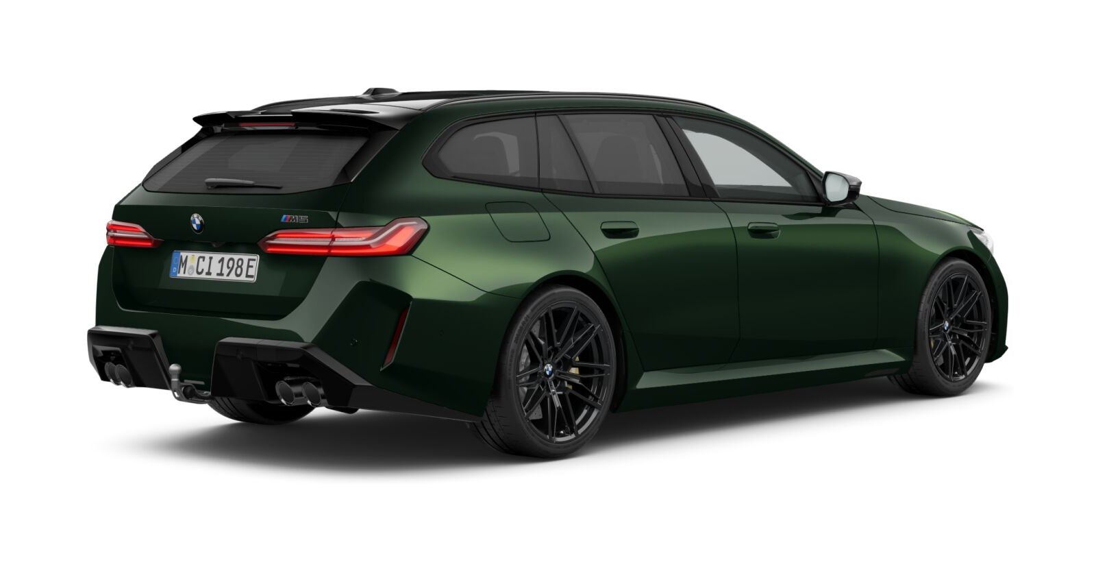 BMW BMW M in Grün von hinten