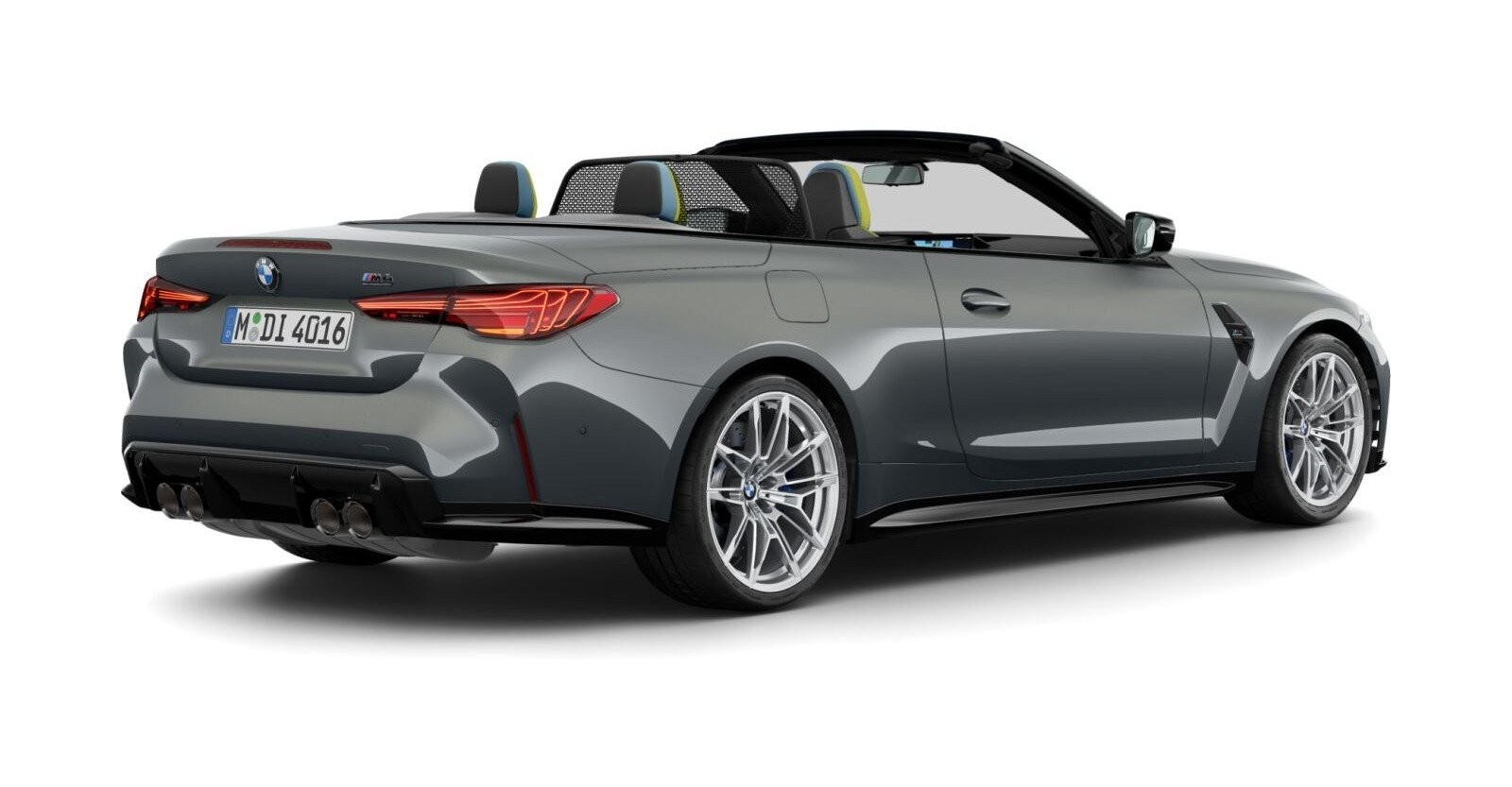 BMW BMW M in Grau von hinten BMW BMW M in Grau von hinten