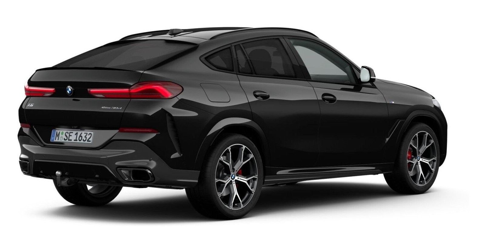 BMW BMW X in Schwarz von hinten BMW BMW X in Schwarz von hinten